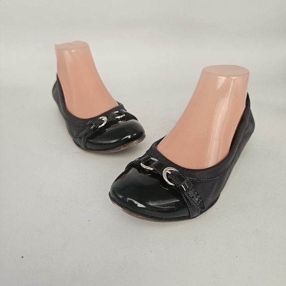 AGL Monika Cap Toe Ballet Flats – Size 38 (US 7.5) Black - Picture 10 of 10
